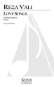 Reza Vali, Love Songs Piano Quartet Partitur + Stimmen