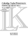 Coleridge-Taylor Perkinson, String Quartet No. 1 Streichquartett Partitur + Stimmen