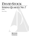 David Stock, String Quartet No. 7 Streichquartett Partitur + Stimmen