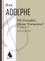 Bruce Adolphe, Oh Gesualdo, Divine Tormentor! Streichquartett Partitur