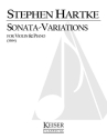 Stephen Hartke, Sonata - Variations Violine und Klavier Buch