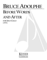 Bruce Adolphe, Before Words and After Cello Buch