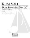 Reza Vali, Folk Songs: Set No. 12C Cello und Klavier Buch