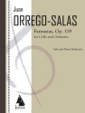 Juan Orrego-Salas, Fantasias, Op. 119 Cello und Klavier Buch