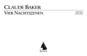 Claude Baker, Vier Nachtszenen Harp Buch