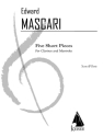 Edward P. Mascari, 5 Short Pieces for Clarinet and Marimba Clarinet and Marimba Partitur + Stimmen