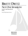 Brett William Dietz, Not One Sparrow Flute and Vibraphone Buch