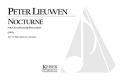 Peter Lieuwen, Nocturne Violoncello, Piano and Percussion Stimmen-Set