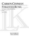 Carson Cooman, Forgotten Runes Clarinet and Piano Trio Buch