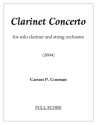 Carson Cooman, Clarinet Concerto Clarinet Buch