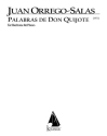 Juan Orrego-Salas, Palabras de Don Quijote, Op. 66 Baritone Buch