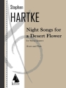 Stephen Hartke, Night Songs for a Desert Flower Streichquartett Buch