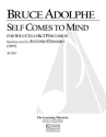 Bruce Adolphe, Self comes to Mind Cello, Percussion Partitur