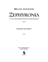 Bruce Adolphe, Zephyronia Woodwind Quintet Partitur