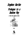 Stephen Hartke, Prologue to a Shadow Play Piano Quartet Partitur