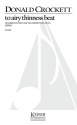 Donald Crockett, To Airy Thinness Beat Viola Buch