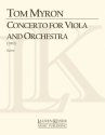 Tom Myron, Concerto for Viola and Orchestra Orchestra Partitur