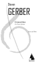 Steven R. Gerber, Concertino Piano Quintet Partitur + Stimmen