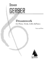 Steven R. Gerber, Dreamwork for Flute, Viola, Cello and Piano Flute and Piano Trio Partitur + Stimmen