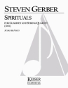 Steven R. Gerber, Spiriatuals for Clarinet and String Quartet Clarinet Buch