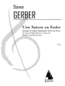 Steven R. Gerber, Une Saison En Enfer SATB and Piano Partitur