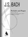 Johann Sebastian Bach, Prelude and Fugue Saxophonquartett Partitur + Stimmen