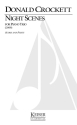 Donald Crockett, Night Scenes Piano Trio Partitur + Stimmen