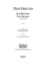 Don Freund, Jug Blues and Fat Pickin' Concert Band Partitur