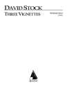 David Stock, Three Vignettes for Solo Marimba Marimba Buch