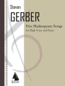 Five Shakespeare Songs Soprano Voice and Piano Buch