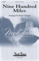 Nine Hundred Miles SATB, Clarinet and Piano Chorpartitur