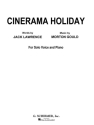 Cinerama Holiday Piano S Olos  Buch