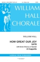 How Great Our Joy SATB a Cappella Chorpartitur