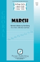 Ken Berg, March SAB Chorpartitur