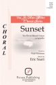 Eric Saari, Sunset SATB Chorpartitur
