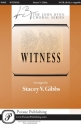 Witness SATB Chorpartitur