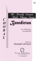Randall Johnson, Benedictus TTBB Chorpartitur