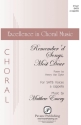 Matthew Emery, Remember'd Songs Most Dear SATB a Cappella Chorpartitur
