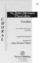 Sergei Rachmaninov, Vocalise 2-Part Choir Chorpartitur