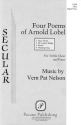 Vern Pat Nelson, Four poems of Arnold Lobel SAB Chorpartitur