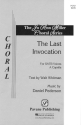 Dan Pederson, The Last Invocation SATB Chorpartitur