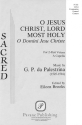 Giovanni Pierluigi da Palestrina, O Jesus Christ, Lord Most Holy 2-Part Choir Chorpartitur
