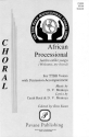 David Montoya, African Processional TTBB a Cappella Chorpartitur