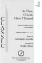 Arcangelo Corelli, In Thee, O Lord, Have I Trusted SATB Chorpartitur