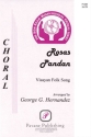 Rosas Pandan SATB Chorpartitur