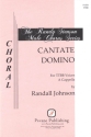 Randall Johnson, Cantate Domino TTBB a Cappella Chorpartitur