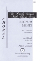 Jacob Handl, Regnum Mundi TTBB a Cappella Chorpartitur