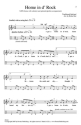 Traditional, Home in d'Rock SATB Chorpartitur
