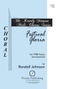 Randall Johnson, Festival Gloria TTBB Chorpartitur