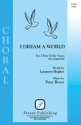I Dream a World for 2-part treble choir choral score